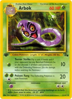 Arbok (1st Edition)
