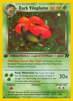 Dark Vileplume (1st Edition)