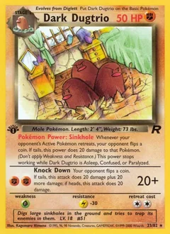 Dark Dugtrio (1st Edition)