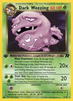 Dark Weezing (1st Edition)