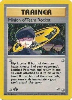 Minion of Team Rocket (1st Edition)