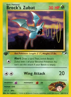 Brock's Zubat (1st Edition)