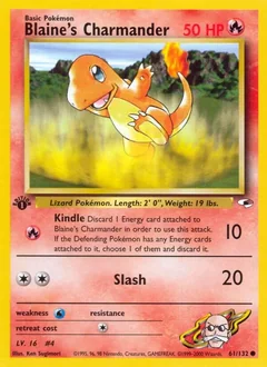 Blaine's Charmander (1st Edition)