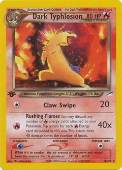 Dark Typhlosion (1st Edition)