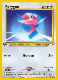 Porygon (1st Edition)