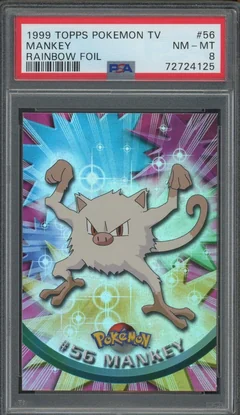 Mankey Rainbow Foil 56