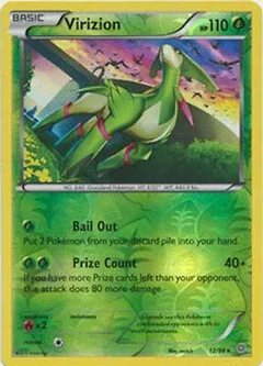 Virizion Reverse Holo 12