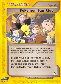Pokemon Fan Club 130