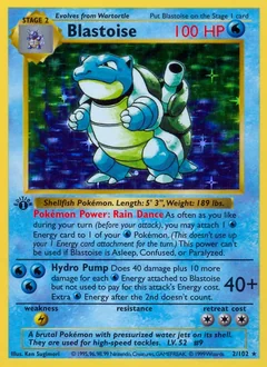 Blastoise 1St Edition 2