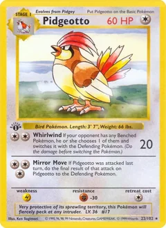 Pidgeotto 1St Edition 22