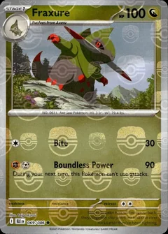 Fraxure Master Ball 69