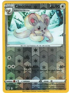 Cinccino Reverse Holo 125