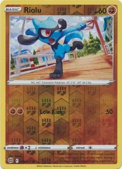 Riolu Reverse Holo 78