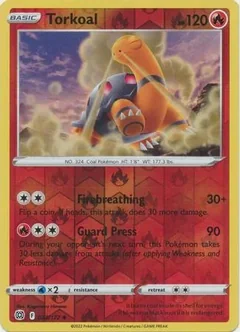 Torkoal Reverse Holo 23