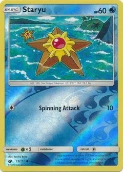 Staryu Reverse Holo 15