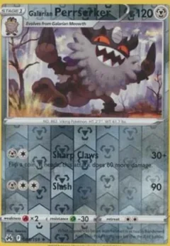Galarian Perrserker Reverse Holo 85