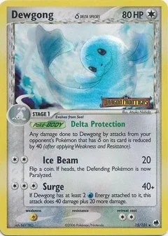 Dewgong Reverse Holo 15