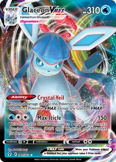 Glaceon Vmax Snowflake Stamp 41