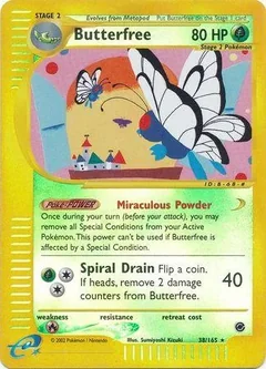 Butterfree Reverse Holo 38