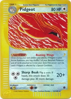 Pidgeot Reverse Holo 23
