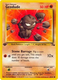 Geodude 1St Edition 47