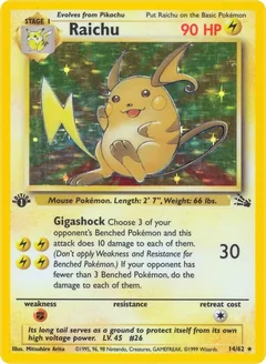 Raichu 1St Edition 14