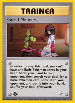 Good Manners 1St Edition 111