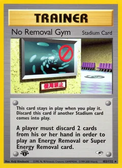 No Removal Gym 103