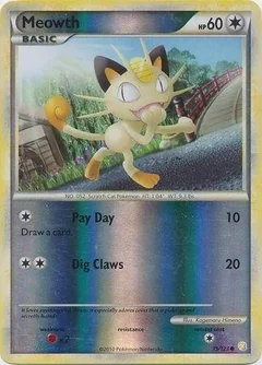 Meowth Reverse Holo 75