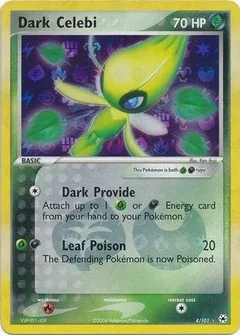 Dark Celebi Reverse Holo 4