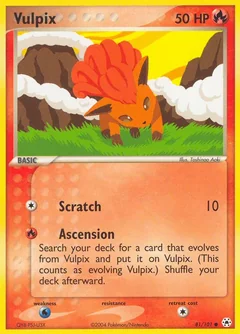 Vulpix Holo 81