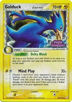 Golduck Reverse Holo 43