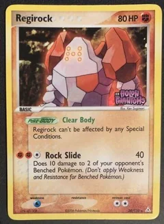 Regirock Reverse Holo 28