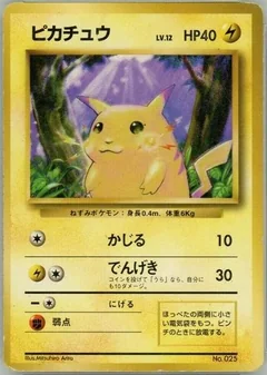 Pikachu No Rarity 25