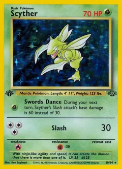 Scyther No Symbol 10