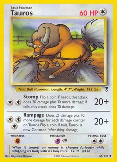 Tauros Reverse Holo 65