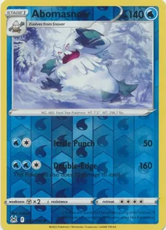 Abomasnow Reverse Holo 43