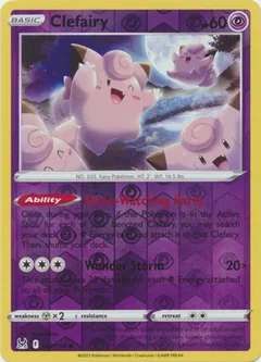 Clefairy Reverse Holo 62