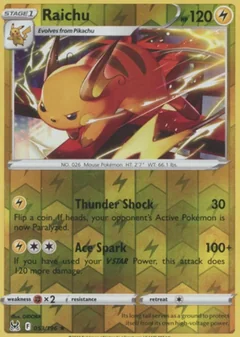 Raichu Reverse Holo 53