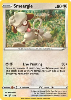 Smeargle Holo 15