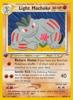 Light Machoke 1St Edition 49