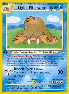 Light Piloswine 1St Edition 26