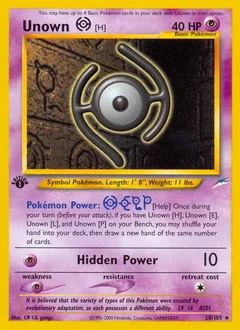 Unown H 28
