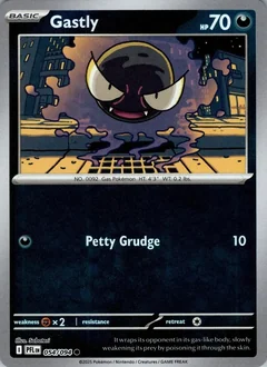 Gastly Reverse Holo 54