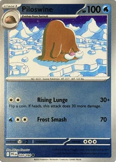 Piloswine Reverse Holo 24