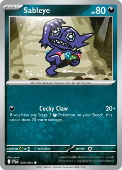 Sableye Reverse Holo 59