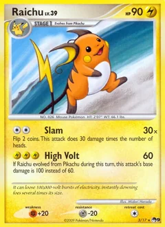 Raichu Holo 3