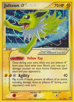 Jolteon Gold Star 101