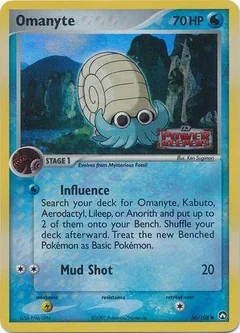 Omanyte Reverse Holo 56