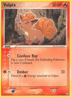 Vulpix Reverse Holo 69